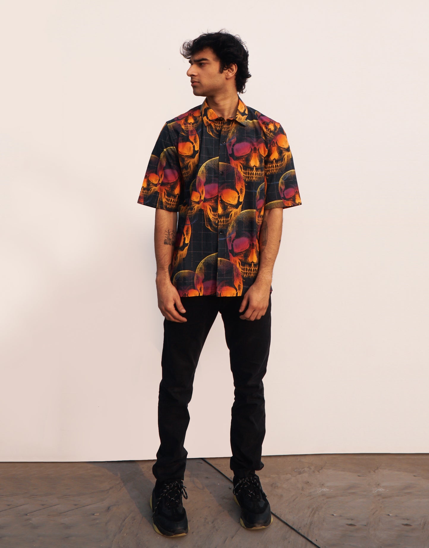Skull gradient shirt