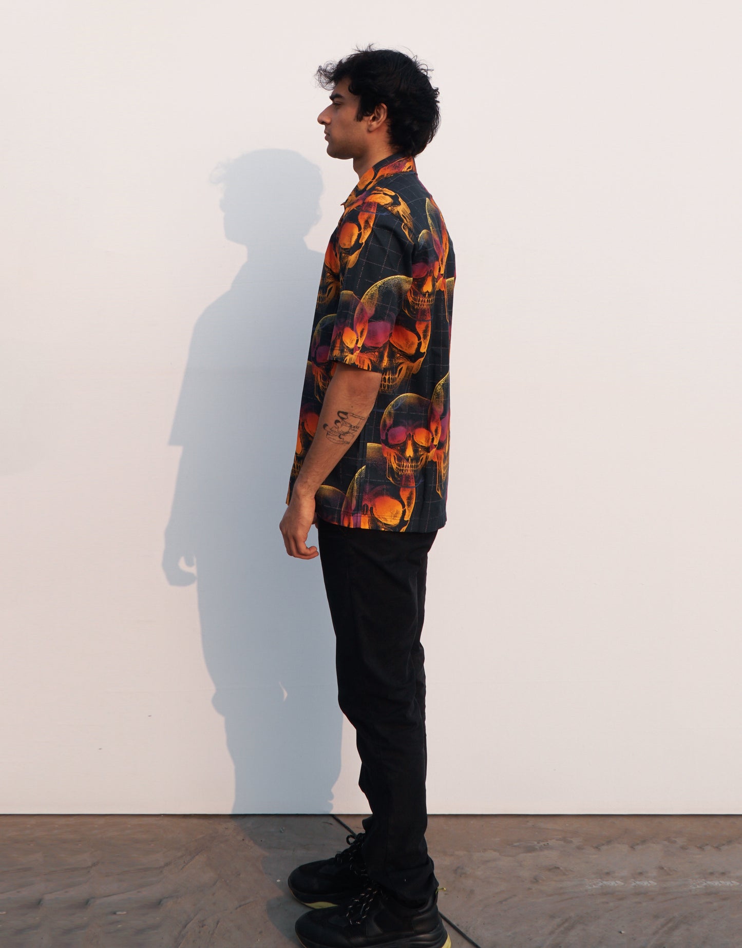 Skull gradient shirt