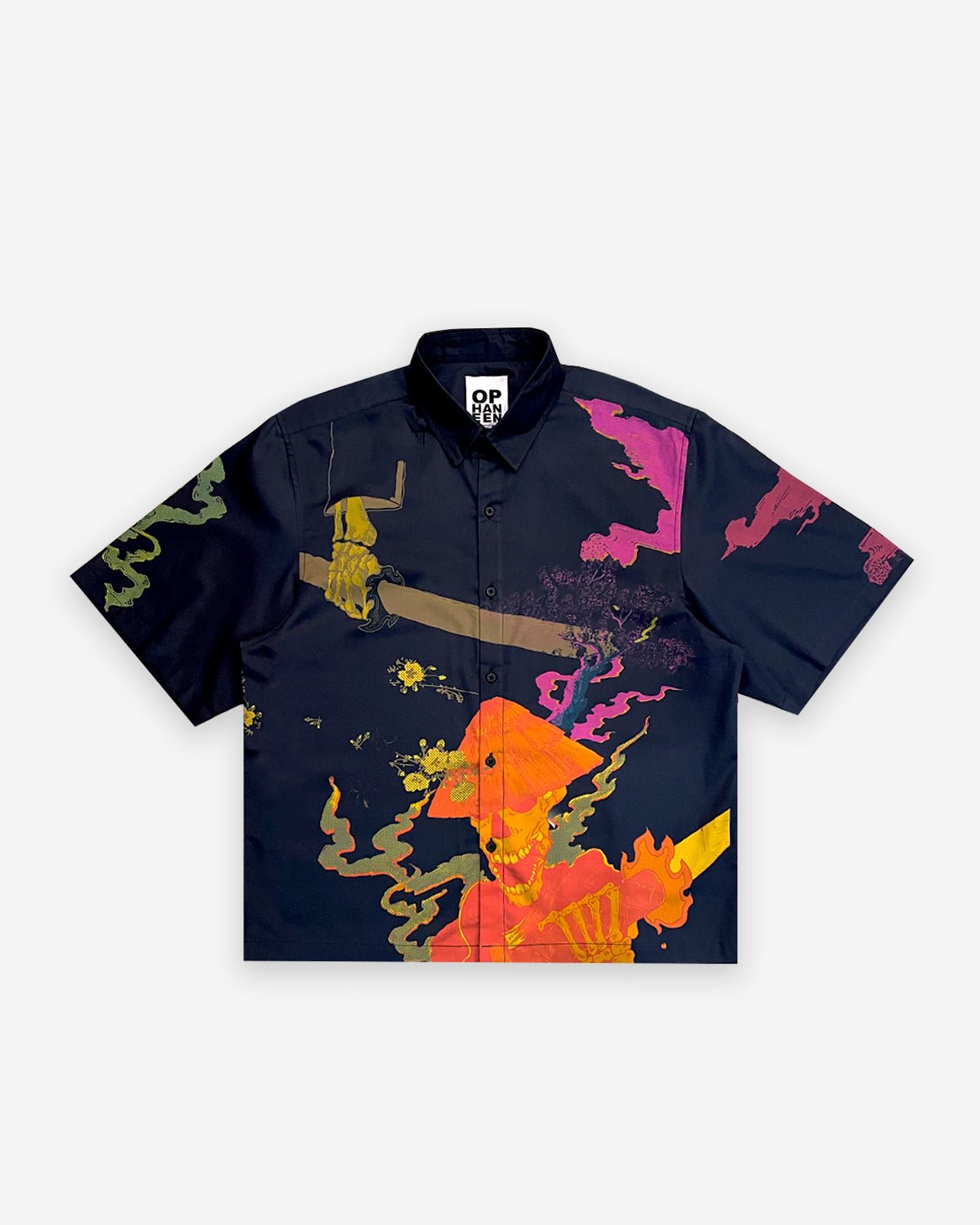 Graphic printed shirt - Black