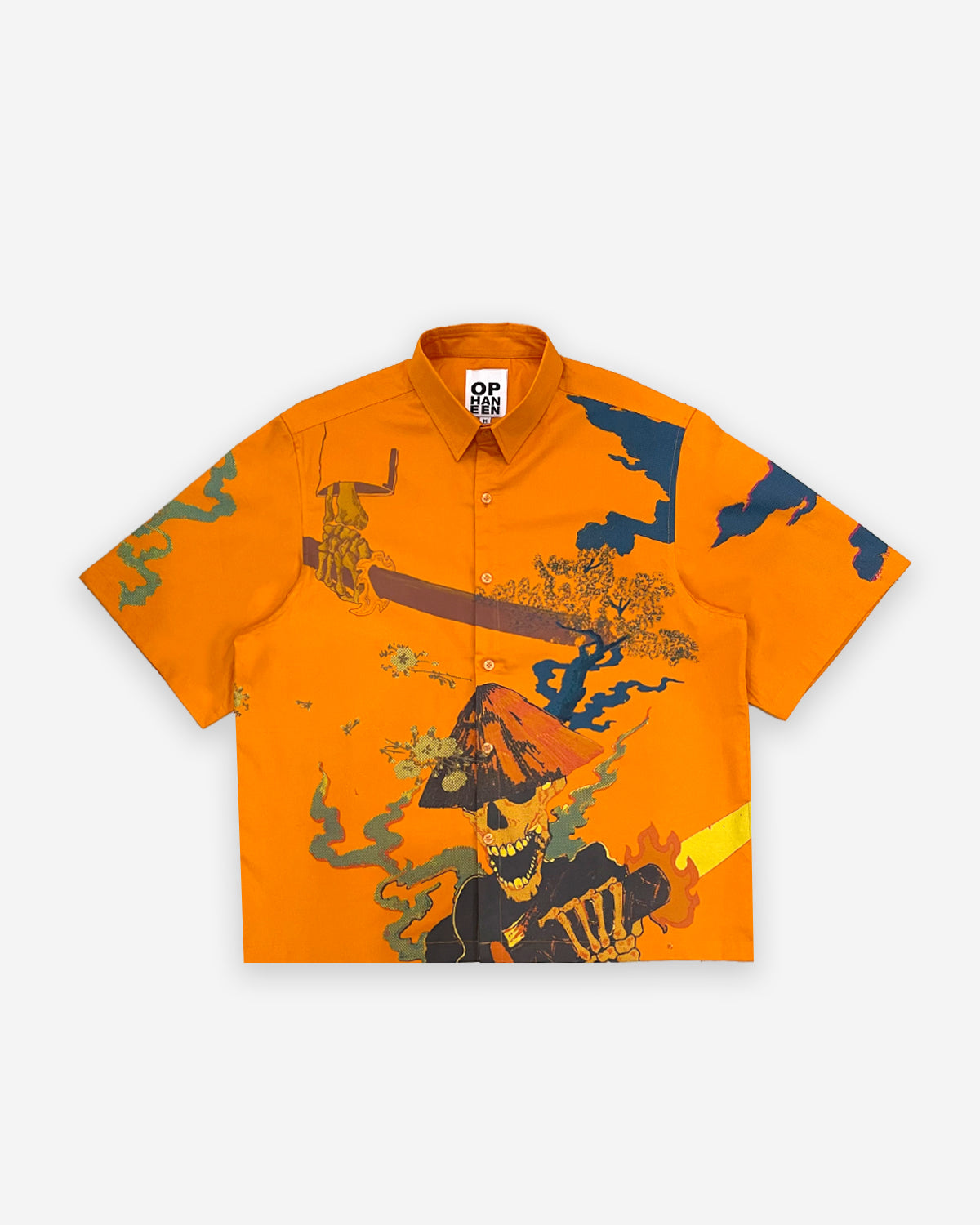 Graphic printed shirt - Orange